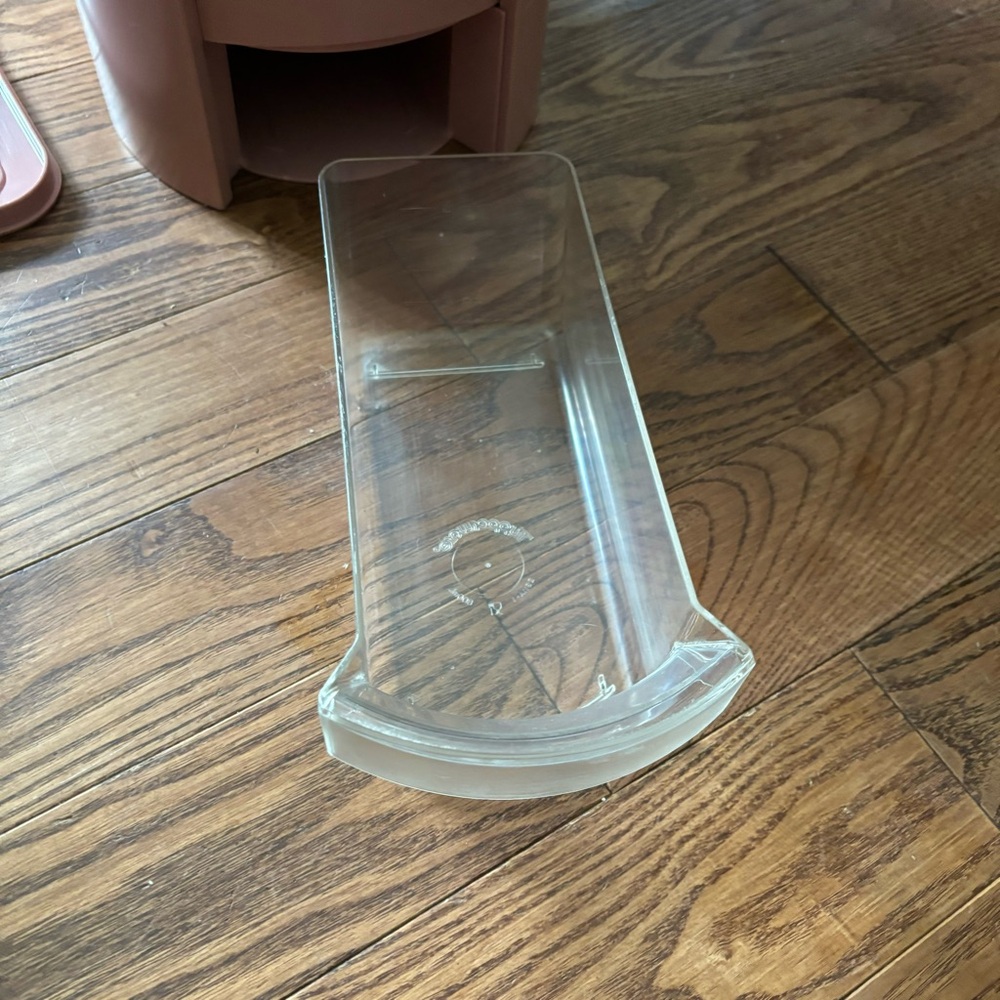 Vintage Tupperware pink large rice plastic storage and dispenser container - Picture 10 of 16